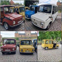 Alte Postautos