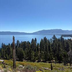 Lake Tahoe on our way north
