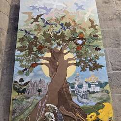 Beautiful tapestry explained in the next two pictures