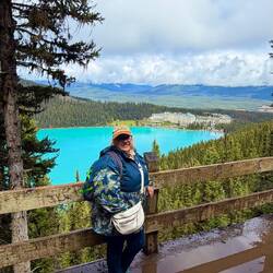 ... auf Lake Louise und Hotel Fairmont