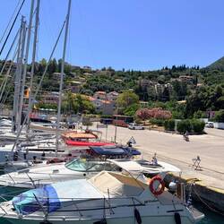 Rundblick Hafen Poros