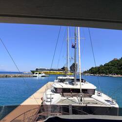 Rundblick Hafen Poros