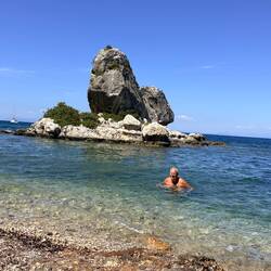Kleiner Schwimmstrand
