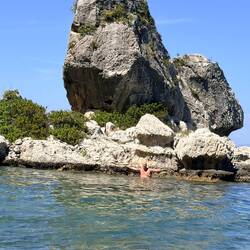 Kleiner Schwimmstrand