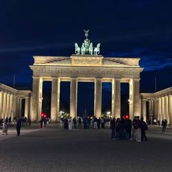 Brandenburg Gate by Night.
