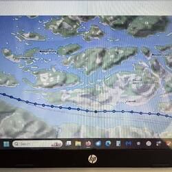 My Inreach track today. Pretty straight.