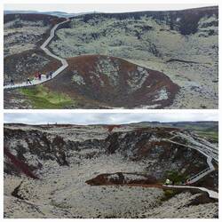 Grabrok Crater from the rim