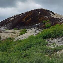 Grabrok Crater; there is a path to the rim