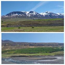 Views en route to Grabrok Crater