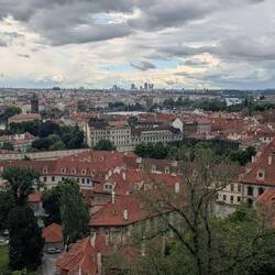 view from prague castle