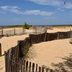 endlich angekommen, der Campingplatz liegt direkt neben dem Strand