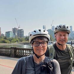 Velotour durch den Stanley Park: Safety first 😉