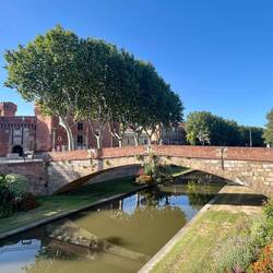 La rivière le Têt qui traverse Perpignan