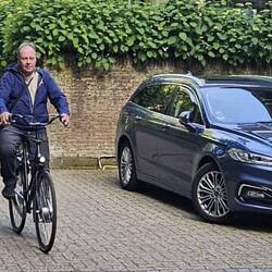 mit Velo zum Nachtessen in Venlo (NL)