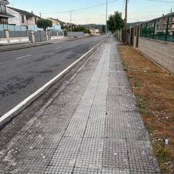 A lot of today's walking surface.