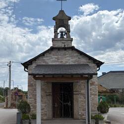 Tiny church at a divide in the road across from my Aquarius stop. I think there were people inside.