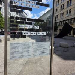 Monument to remember Free speech