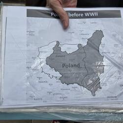 Map of Poland before World War II