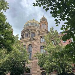 Neue Synagoge Berlin in der Oranienburg Strasse.