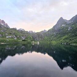 Trollfjord nach Mitternacht