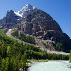 Mount Cathedral & Kicking Horse River