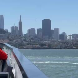 Blick auf San Francisco vom Schiff aus