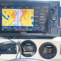 Speed, 10.7mph, Fuel flow 8mpg. RPM 1500. (Normal would be 6mph and 4.5mpg.) 1.1 depth not working..