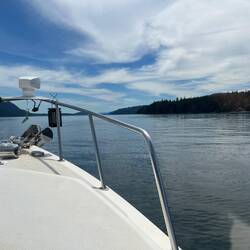 Discovery Passage was quite calm. (But with a bit of current behind me.)