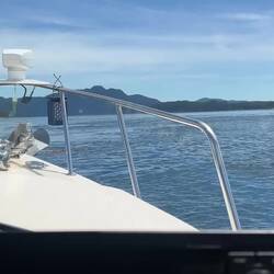 A video going through the water boils and eddies. Notice my speed. Ignore my sonar. It's not working