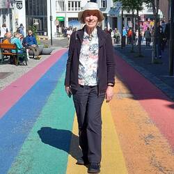 Rainbow Street, leading off Laugarvigur