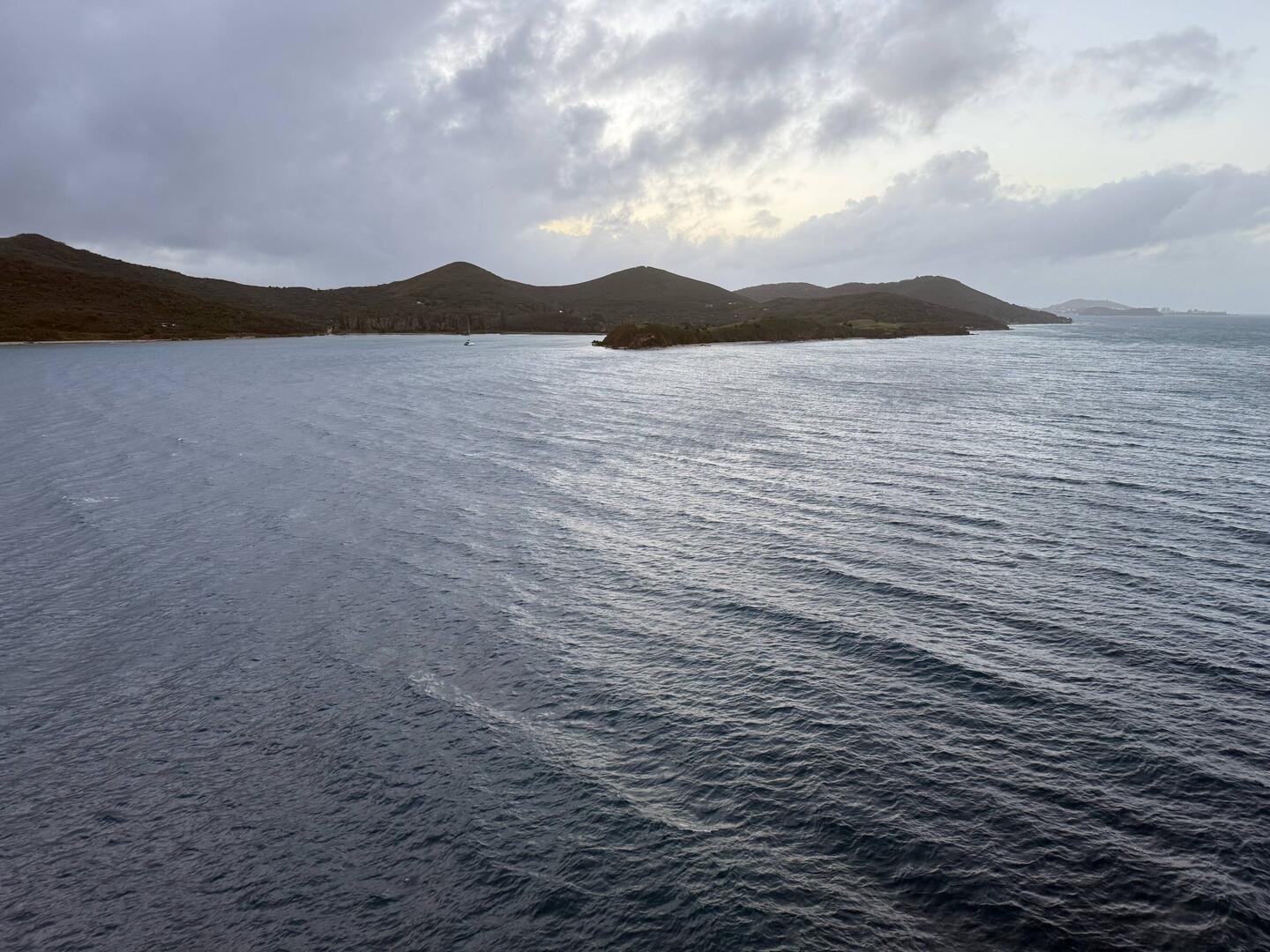 Sailing into Noumea Harbour
