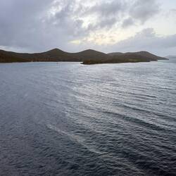 Sailing into Noumea Harbour
