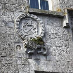 One of many of Galway family coat of arms on downtown buildings