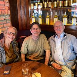 With our friend Des, a Galway native
