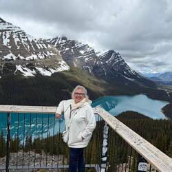 Aussicht auf den Peyto Lake