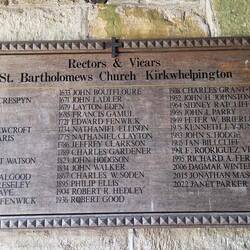 The record for this church goes back a good way