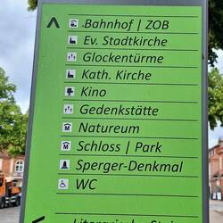 Wegweiser Ludwigslust