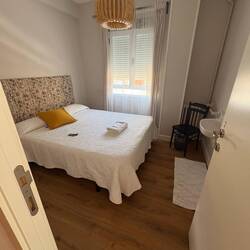 Tonight's room. Shared bath in the hall.