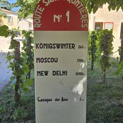 Home in etwa 1160 Kilometern