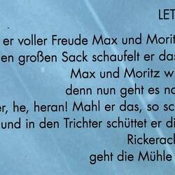 Wer kennt nicht die Geschichten von Max und Moritz