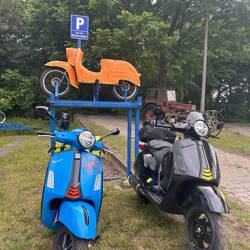 Schicker Töff-Parkplatz.