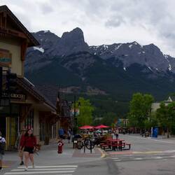 Main street in Canmore