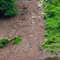 One of those trash landslides I mentioned in the previous post.
