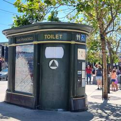 Fishermen's wharf - even the toilets are pretty!