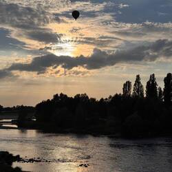 Ballon im Gegenlicht
