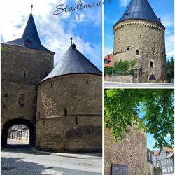 Die Stadtmauer mit 4 Türmen