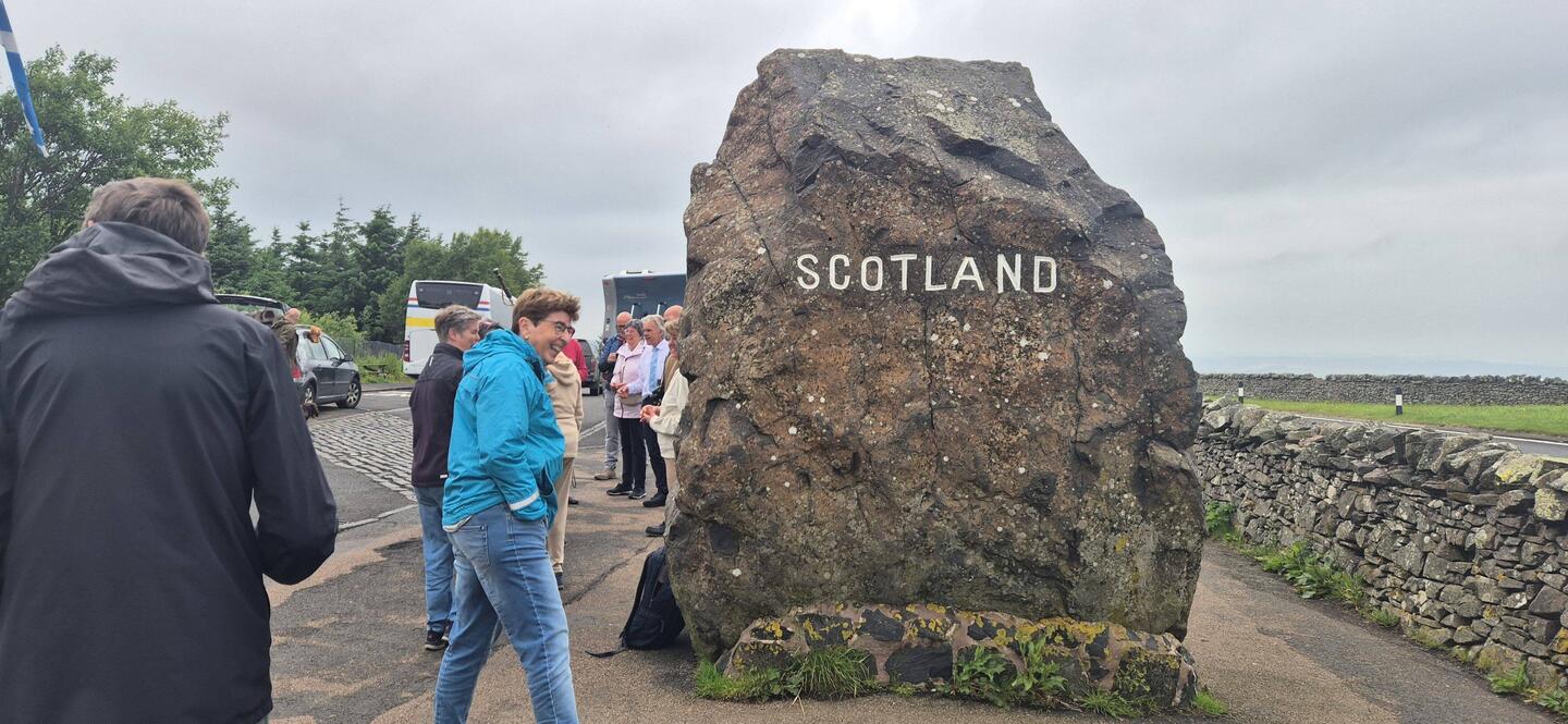 über die Grenze nach Schottland