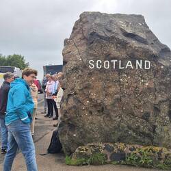 über die Grenze nach Schottland