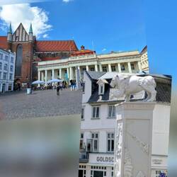 Die Spur des Löwen mit "Bardowicker Gesäßhuldigung"