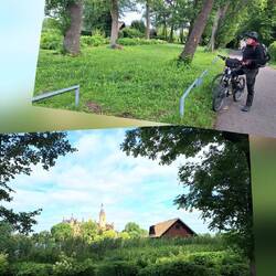 Immer am Schweriner See entlang Richtung Schloss